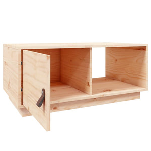 Couchtisch Kiefer Massivholz 80x50 cm