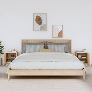 Nachttische 2er Set Kiefer Massivholz