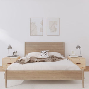 Nachttische Kiefer Massivholz 40x34x35cm, 2er-Set