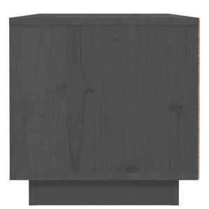 Grauer Nachttisch aus Kiefernholz 40x34x35 cm