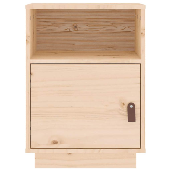 Nachttische 2er Set Kiefer Massivholz 40x34x55 cm