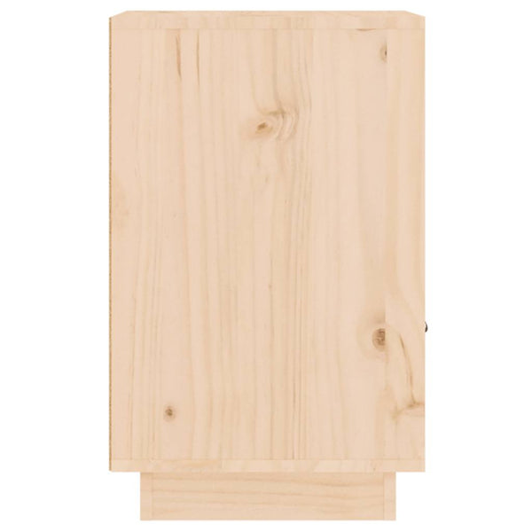 Nachttische 2er Set Kiefer Massivholz 40x34x55 cm