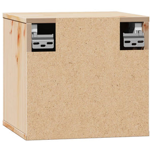 Wandschränke Kiefer Massivholz 31,5x30x30cm, 2er-Set
