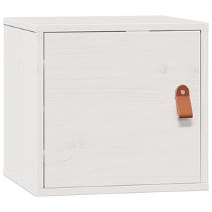 Weißer Wandschrank Kiefer Massivholz 31,5x30x30cm
