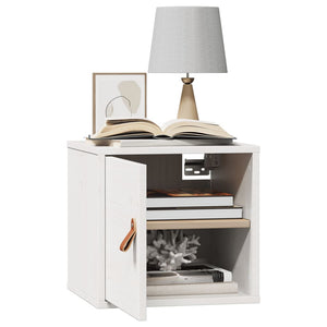 Weißer Wandschrank Kiefer Massivholz 31,5x30x30cm