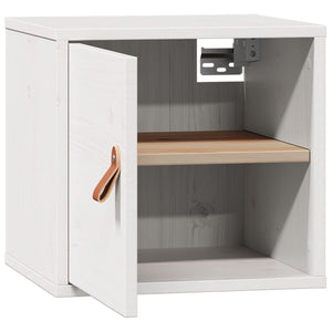 Weißer Wandschrank Kiefer Massivholz 31,5x30x30cm