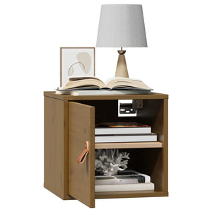 Wandschrank Honigbraun Kiefer Massivholz 31,5x30x30cm