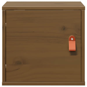 Wandschrank Honigbraun Kiefer Massivholz 31,5x30x30cm