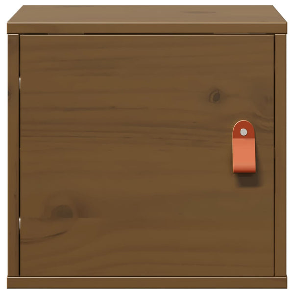 Wandschrank Honigbraun Kiefer Massivholz 31,5x30x30cm
