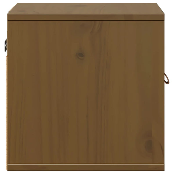 Wandschrank Honigbraun Kiefer Massivholz 31,5x30x30cm