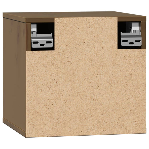 Wandschrank Honigbraun Kiefer Massivholz 31,5x30x30cm