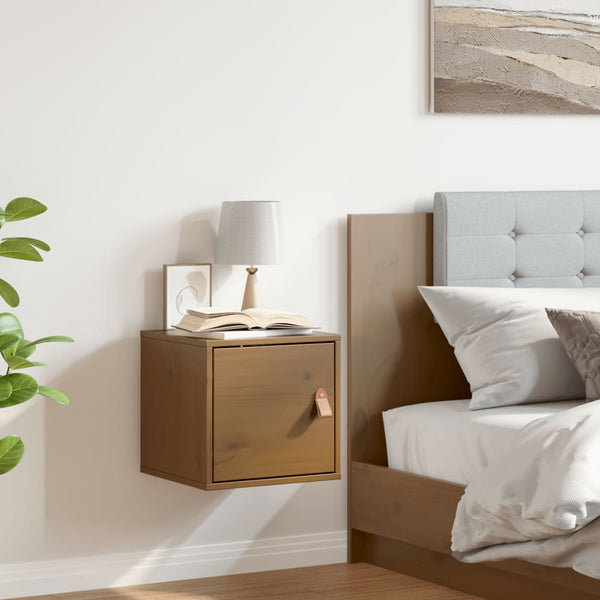 Wandschrank Honigbraun Kiefer Massivholz 31,5x30x30cm