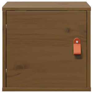 vidaXL Armoires murales 2 pcs Marron miel 31,5x30x30 cm Pin massif