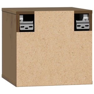 vidaXL Armoires murales 2 pcs Marron miel 31,5x30x30 cm Pin massif