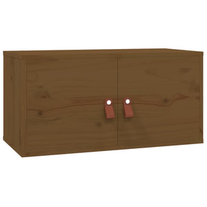 Wandschrank Honigbraun Kiefer Massivholz 60x30x30cm
