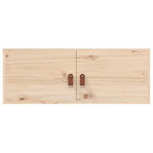 Wandschrank Kiefer Massivholz 80x30x30 cm
