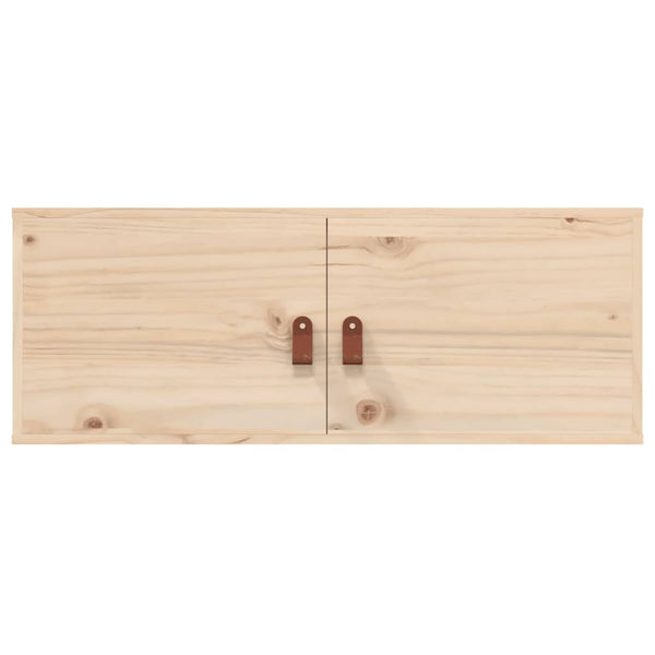 Wandschrank Kiefer Massivholz 80x30x30 cm
