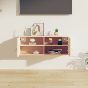 Wandschrank Kiefer Massivholz 80x30x30 cm