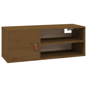 Wandschrank Honigbraun Kiefer 80x30x30cm