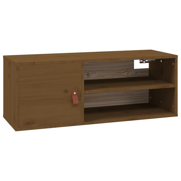 Wandschrank Honigbraun Kiefer 80x30x30cm