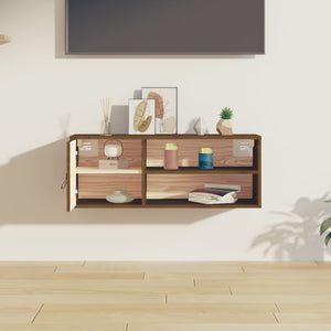 Wandschrank Honigbraun Kiefer 80x30x30cm