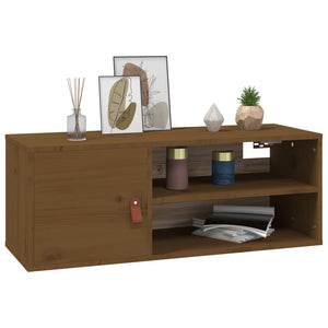 Wandschrank Honigbraun Kiefer 80x30x30cm