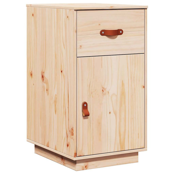 Massivholz Kiefer Schreibtischschrank 40x50x75 cm