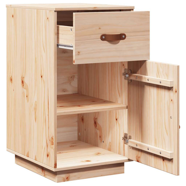 Massivholz Kiefer Schreibtischschrank 40x50x75 cm