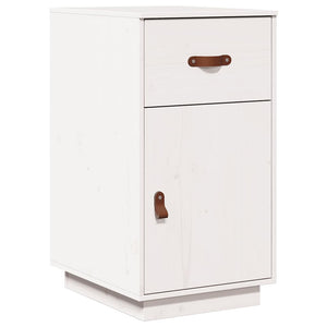 Schreibtisch Schrank Weiß Kiefer Massivholz 40x50x75cm