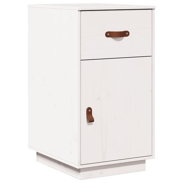 Schreibtisch Schrank Weiß Kiefer Massivholz 40x50x75cm
