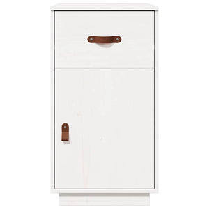 Schreibtisch Schrank Weiß Kiefer Massivholz 40x50x75cm