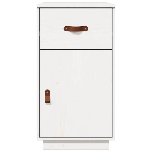 Schreibtisch Schrank Weiß Kiefer Massivholz 40x50x75cm