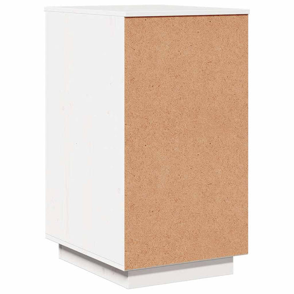 Schreibtisch Schrank Weiß Kiefer Massivholz 40x50x75cm