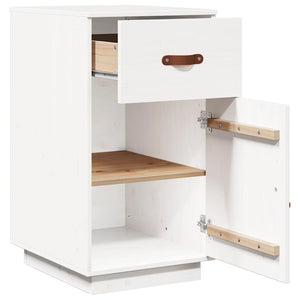 Schreibtisch Schrank Weiß Kiefer Massivholz 40x50x75cm