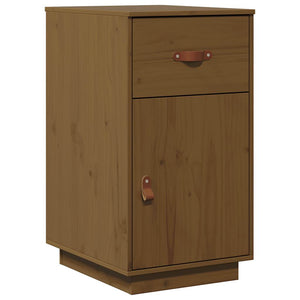 Schreibtisch Schrank Honigbraun Kiefer Massivholz