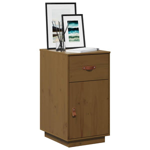 Schreibtisch Schrank Honigbraun Kiefer Massivholz
