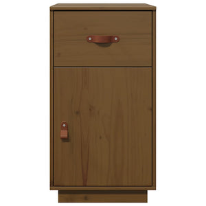 Schreibtisch Schrank Honigbraun Kiefer Massivholz