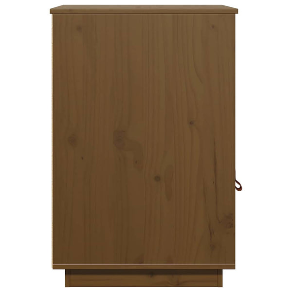 Schreibtisch Schrank Honigbraun Kiefer Massivholz