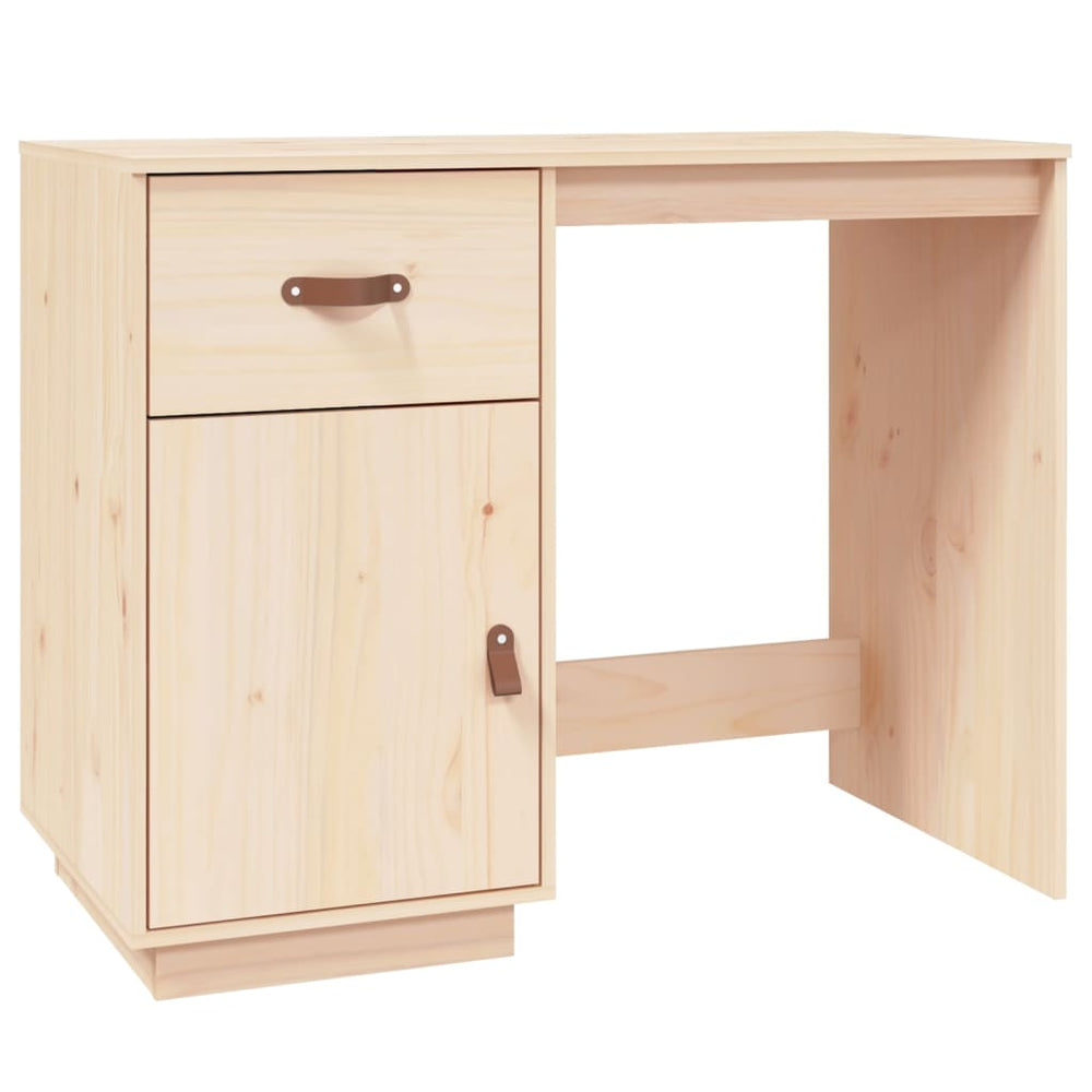 Massivholz Schreibtisch Kiefer 95x50 cm