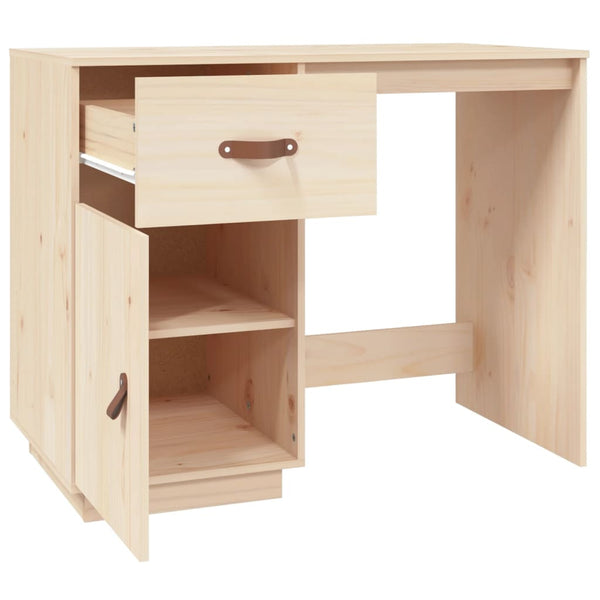 Massivholz Schreibtisch Kiefer 95x50 cm