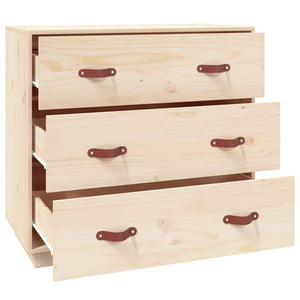 Massivholz Sideboard Kiefer 80x40x75 cm