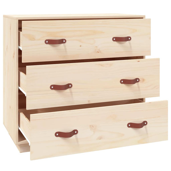 Massivholz Sideboard Kiefer 80x40x75 cm