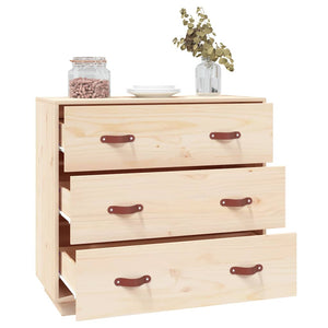 Massivholz Sideboard Kiefer 80x40x75 cm