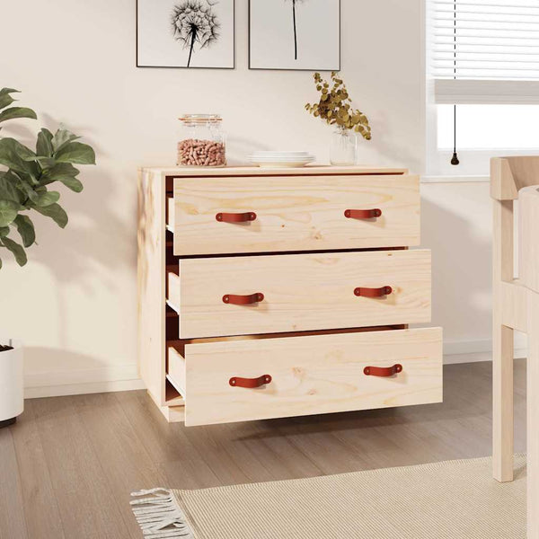 Massivholz Sideboard Kiefer 80x40x75 cm