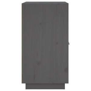 Graues Kiefer Massivholz Sideboard 65,5 cm