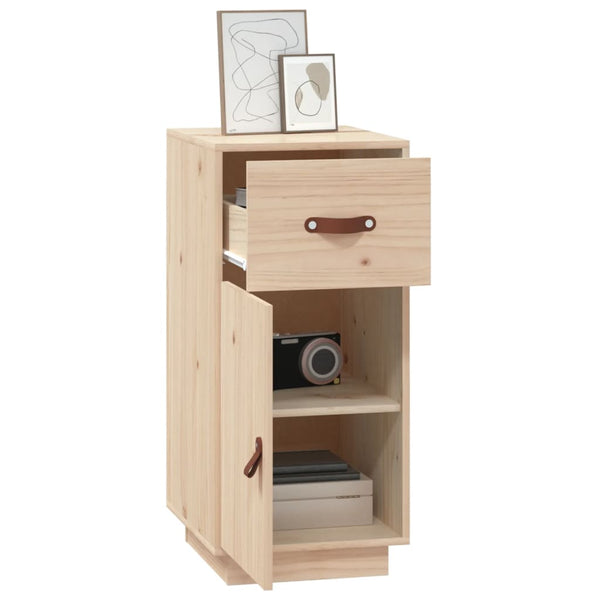 Massivholz Sideboard Kiefer, 34x40x75 cm