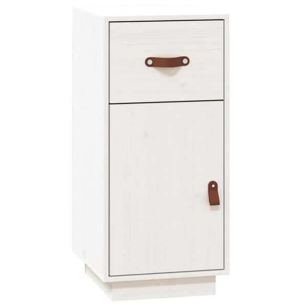 Weißes Kiefer Sideboard 34x40x75 cm