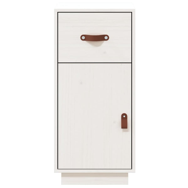 Weißes Kiefer Sideboard 34x40x75 cm