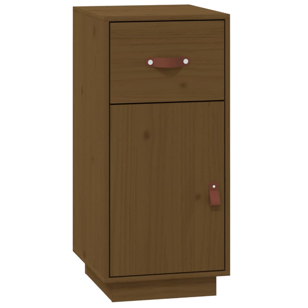 vidaXL Sideboard Honey Brown 34x40x75 cm Solid Pine Wood