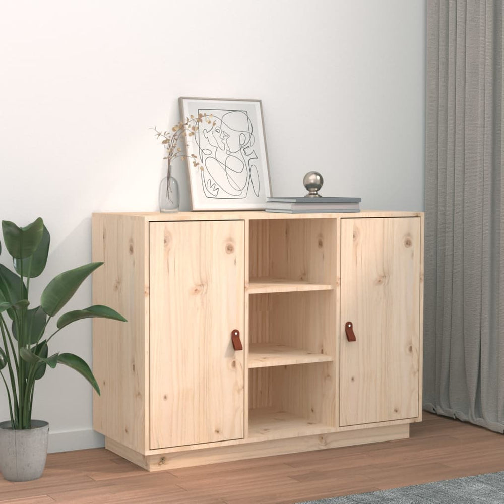 vidaXL Sideboard 100x40x75 cm Solid Pine Wood